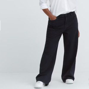 Uniqlo Baggy Jeans - Black - Size 23